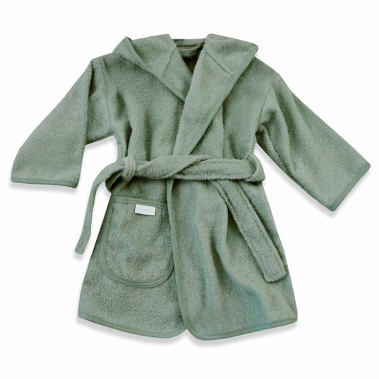 Pretletter badjas badjas met naam kind groen