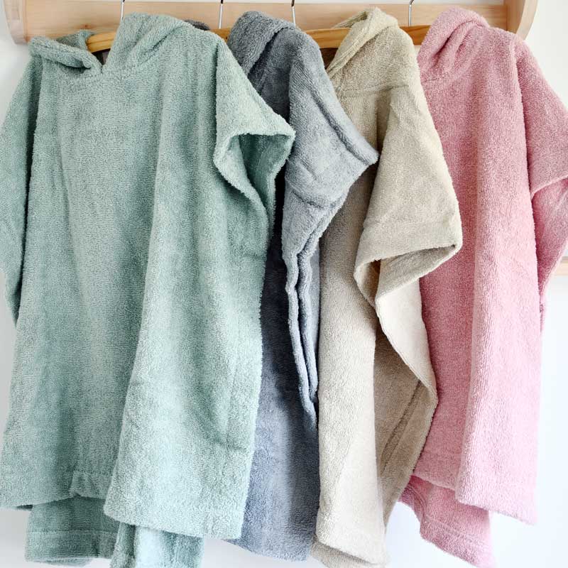 Poncho badstof - beige