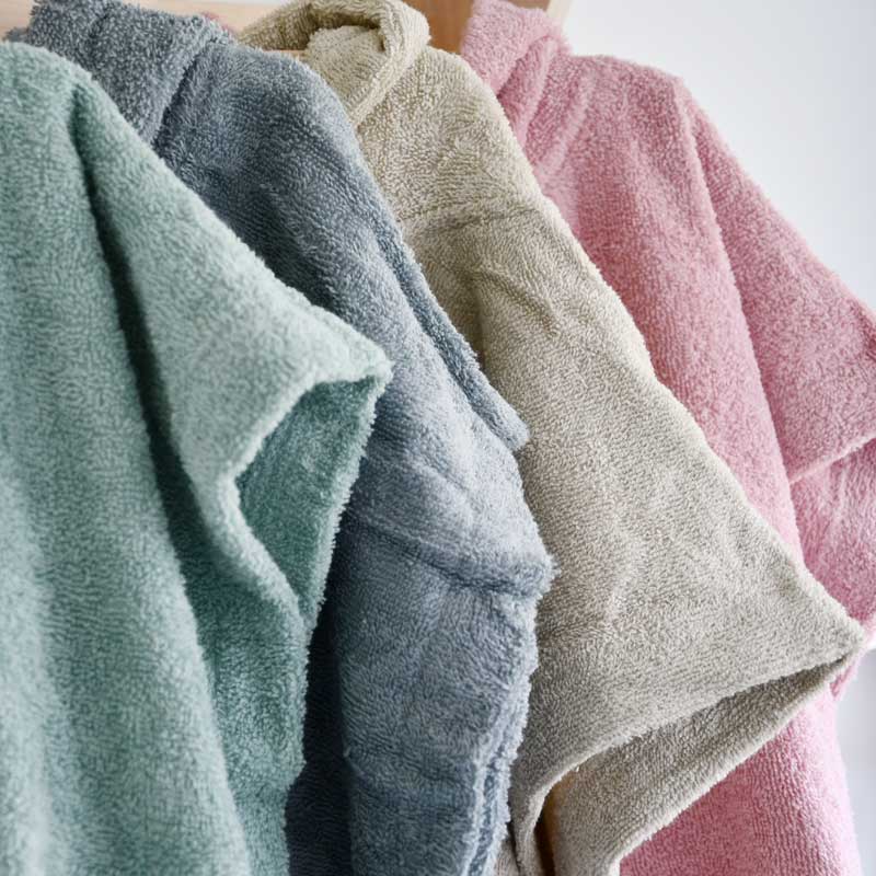 Poncho badstof - beige