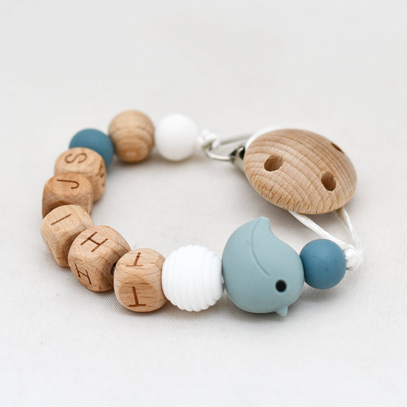 Speenkoord naam hout - Blauw vogel