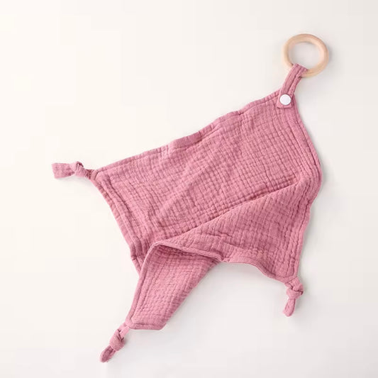 Hydrofiel knuffeldoekje met naam - roze