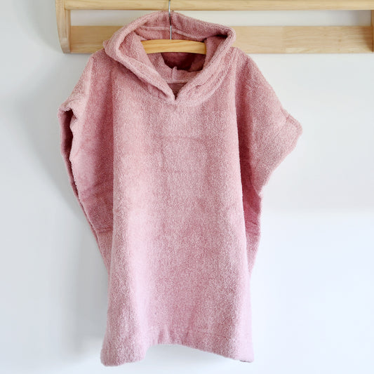 Poncho badstof - roze