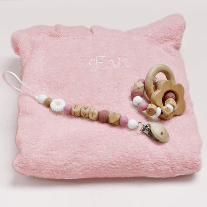Poncho badstof - roze