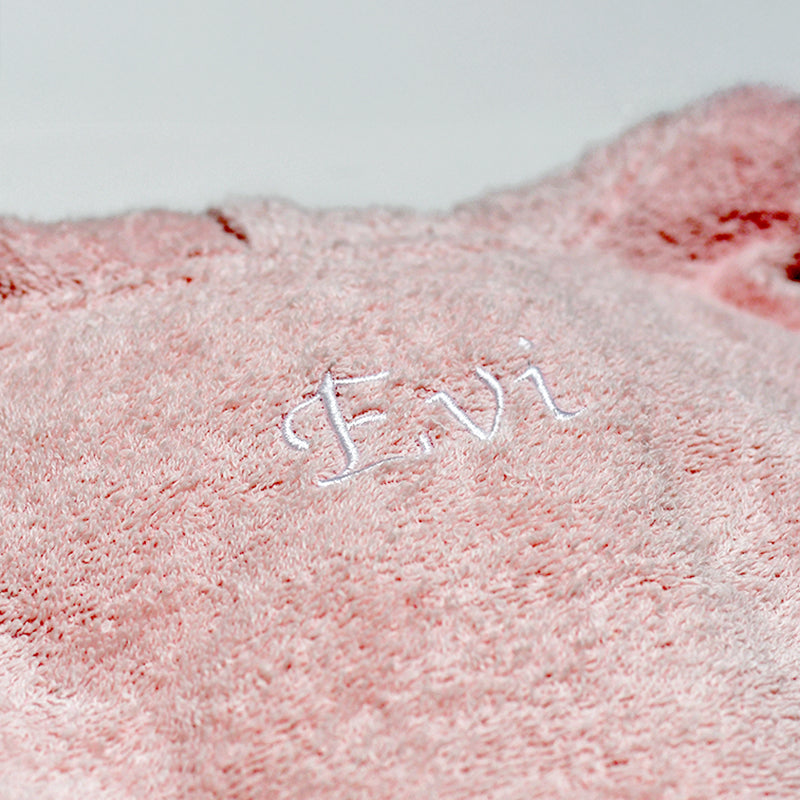 Poncho badstof - roze