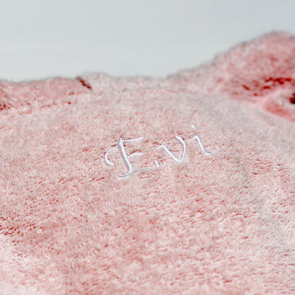 Poncho badstof - roze