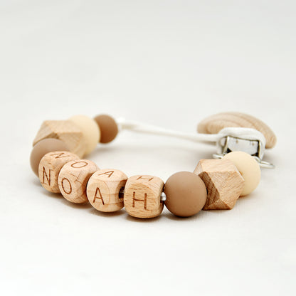 Speenkoord naam hout - Bruin